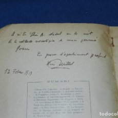 Libros antiguos: (M52) LLUIS MILLET - CANTS ESPIRITUALS PER US DEL POBLE 1912, DEDICATORIA AUTOGRAFA DE LLUIS MILLET