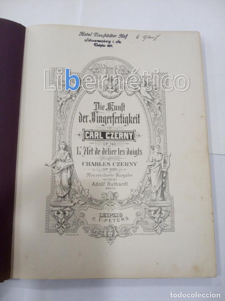 Libros antiguos: Piano. Carl Czerny - Foto 3