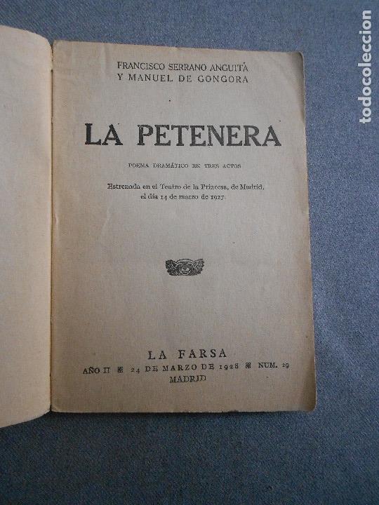 Libros antiguos: LA PETENERA - Foto 3