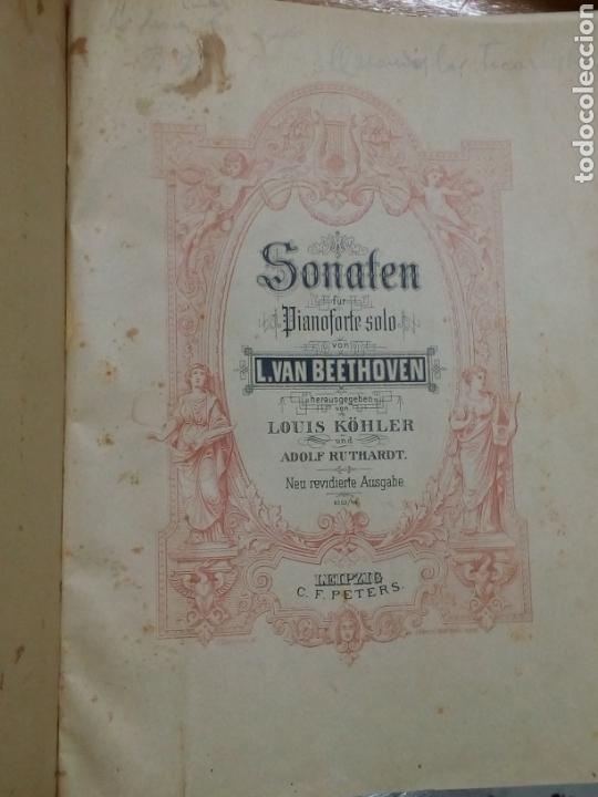 Libros antiguos: Beathoven Sonaten - Foto 2