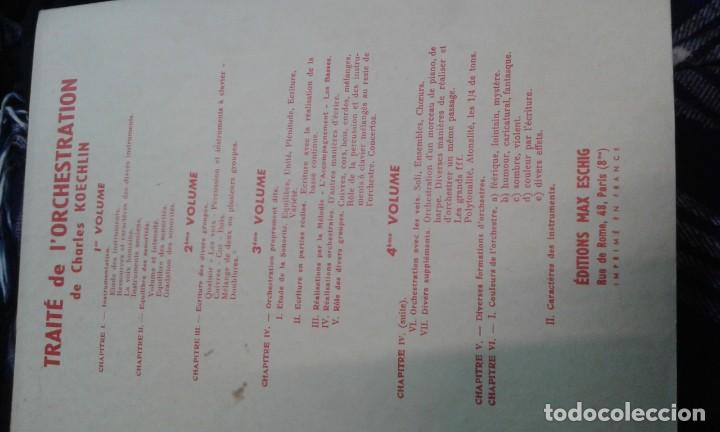 Libros antiguos: Charles Koechlin.trait&egrave; de lorchestration.Ediciones M&aacute;x Eschig. - Foto 11