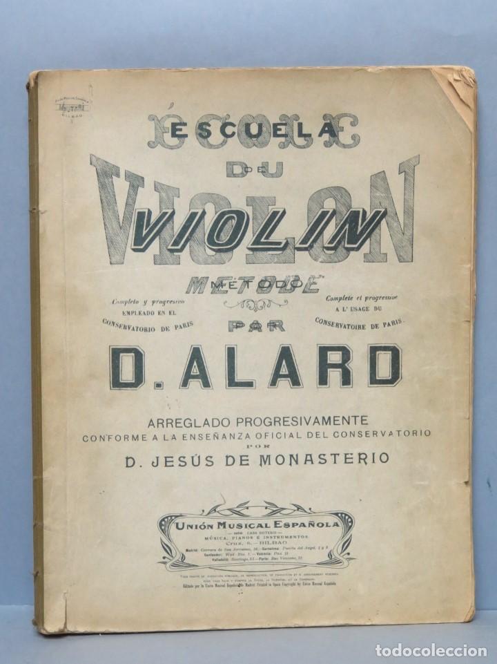 Libros antiguos: ESCUELA DE VIOLIN. D. ALARD - Foto 1