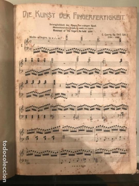 Libros antiguos: CZERNY Ejercicios de Piano - Foto 3