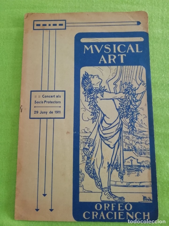 Libros antiguos: Programa de concierto, 1911 - Foto 1