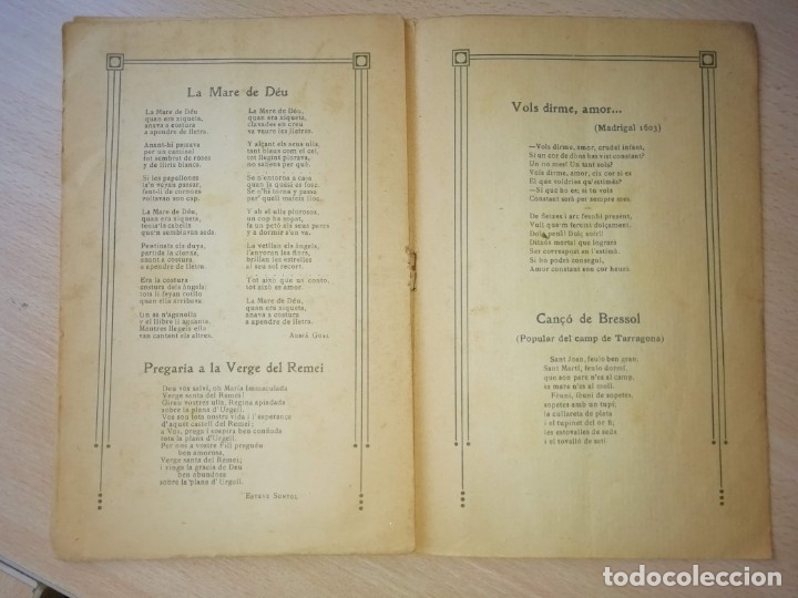 Libros antiguos: Programa de concierto de 1912 - Foto 3