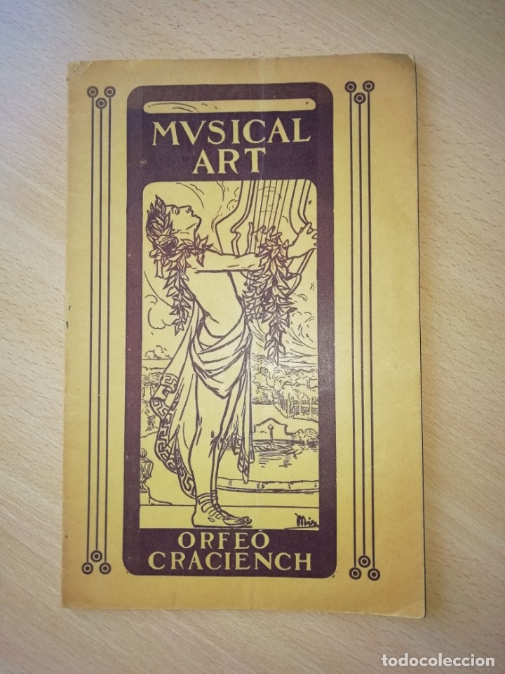 Libros antiguos: Programa de concierto de 1910 - Foto 1