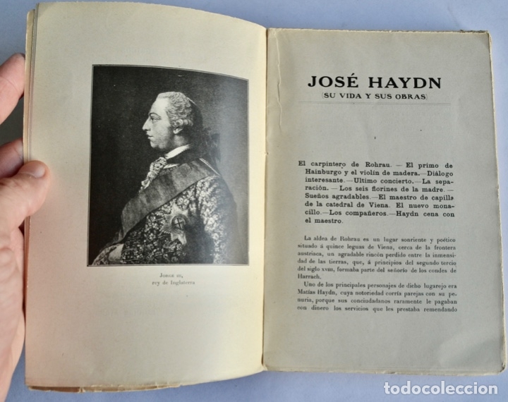 Libros antiguos: P. Recio Agüero. Haydn, Su Vida y Sus Obras. Los Grandes Músicos. Dirigida por Saint Saens - Foto 3 - 181787333