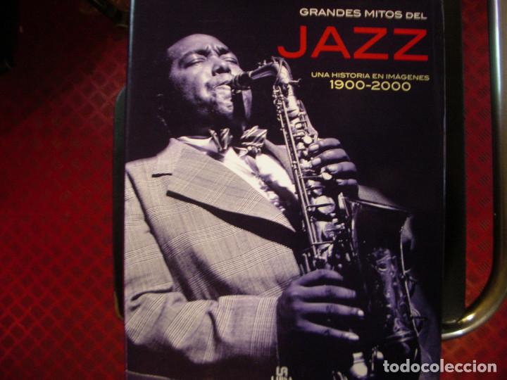 Libros antiguos: GRANDES MITOS DEL JAZZ. LIBRO. - Foto 1