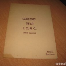 Libros antiguos: CANÇONS DE LA J.O.A.C.