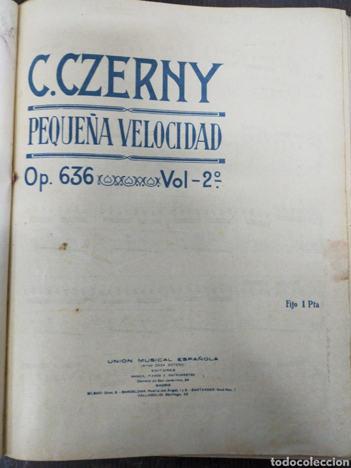 Libros antiguos: Antiguo libro de partituras. - Foto 2