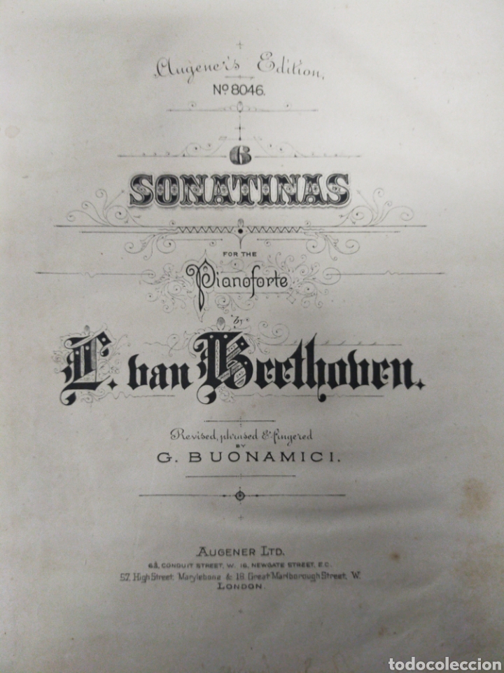 Libros antiguos: Antiguo libro de partituras. - Foto 3