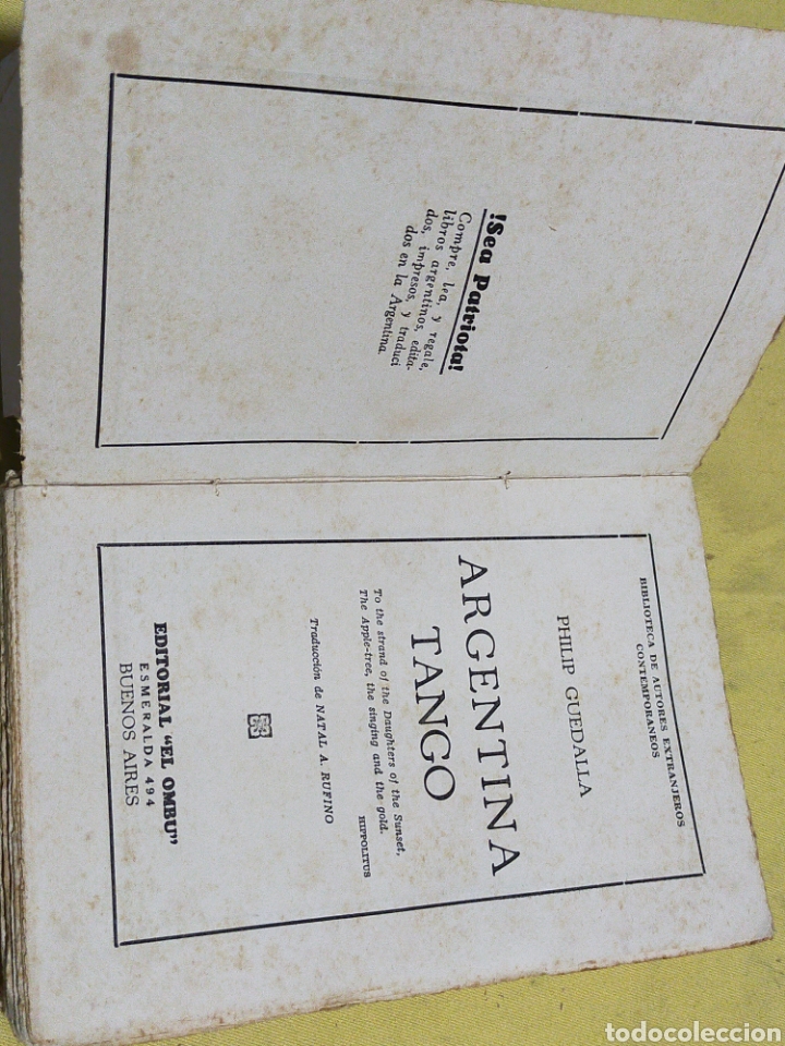 Libros antiguos: ARGENTINA TANGO 1933 - Foto 2