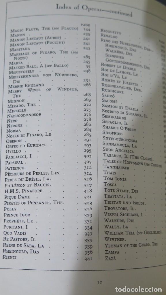 Libros antiguos: 1929.- OPERA AT HOME - Foto 5