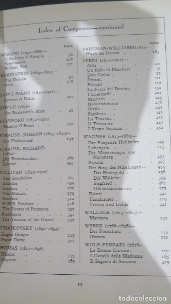 Libros antiguos: 1929.- OPERA AT HOME - Foto 8