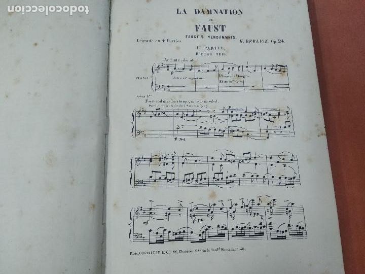 Libros antiguos: la damnation de faust - hector berlioz - AMUB - Foto 11