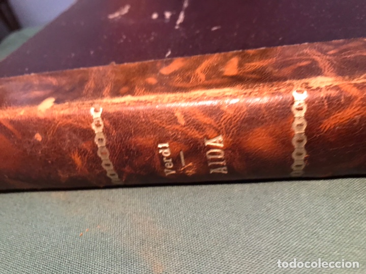Libros antiguos: Aida ópera internacional quattro atribuido di Antonio Ghislanzoi música de giuseppe verdi 1871 - Foto 2 - 245744250