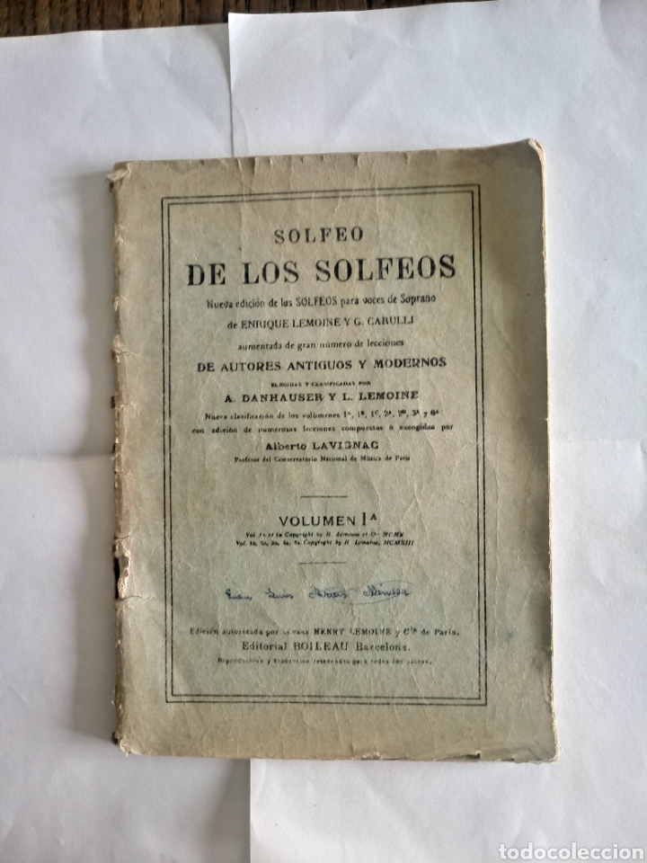 Libros antiguos: Solfeo de los solfeos - Foto 1