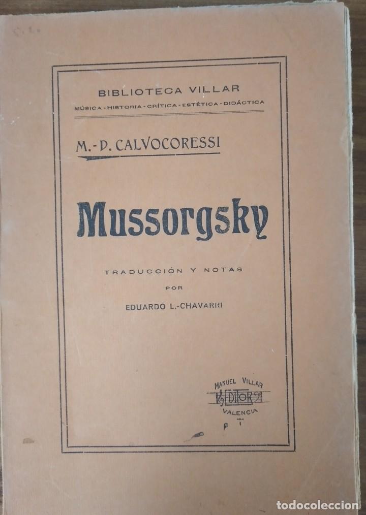 Libros antiguos: MUSSORGSKY - Foto 1