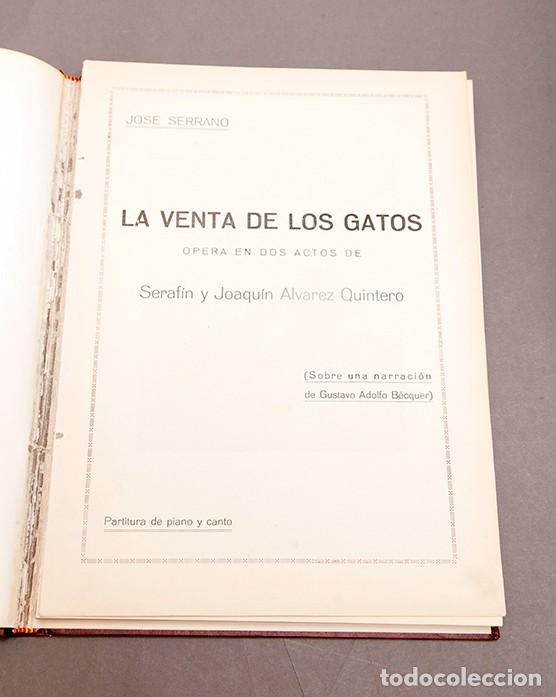 Antiquarische B&uuml;cher: LA VENTA DE LOS GATOS - JOS&Eacute; SERRANO - SERAF&Iacute;N Y JOAQU&Iacute;N &Aacute;LVAREZ QUINTERO