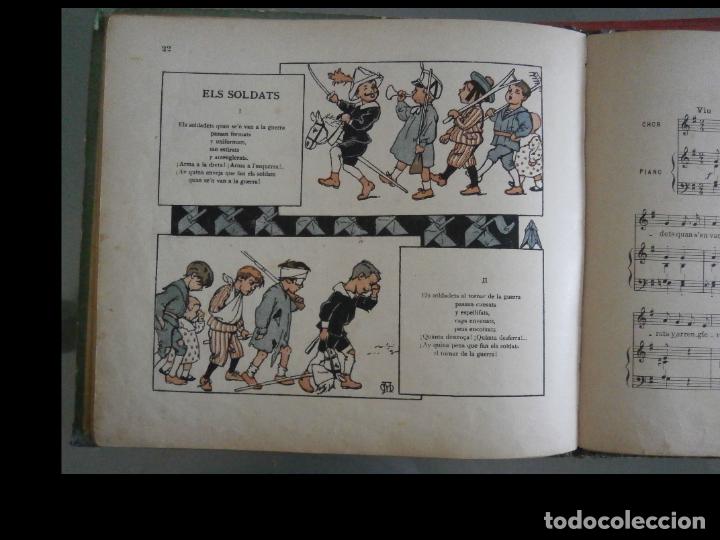 Libros antiguos: Cansons per la mainada. Apeles Mestres - Foto 2