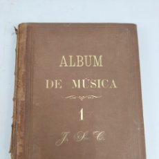 Libros antiguos: L-3017. ALBUM DE MUSICA (PARTITURAS PIANO) - HARMONIUM ALBUM - FINALES SIGLO XIX. Lote 320488578