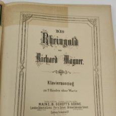 Libros antiguos: L-4583. ALBUM DE MUSICA (PARTITURAS PIANO) - RHEINGOLD, RICHARD WAGNER - FINALES SIGLO XIX. Lote 322323763
