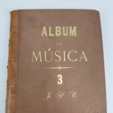 Libros antiguos: L-4149. ALBUM DE MUSICA (PARTITURAS PIANO).DÉSERT POUR PIANO FÉLICIEN DAVID Y OTROS. FINALES S.XIX