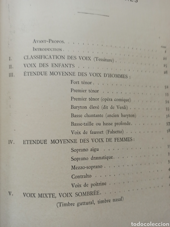 Libros antiguos: FAURE: LA VOIX ET LE CHANT. Traité pratique. - Foto 3 - 335952608