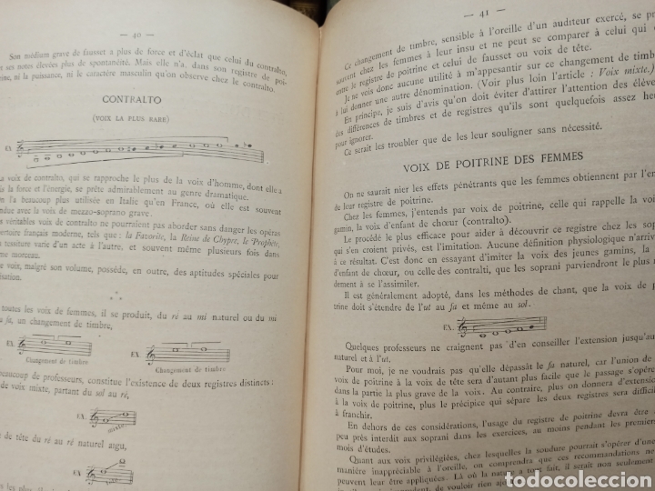 Libros antiguos: FAURE: LA VOIX ET LE CHANT. Traité pratique. - Foto 6 - 335952608