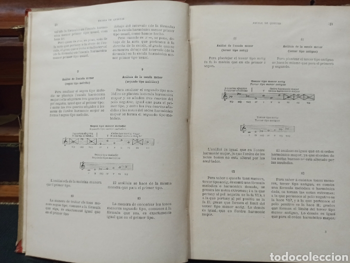 Libros antiguos: ENRIQUE MORERA: TRATADO PRACTICO DE HARMONIA Precedido de escala de quintas Texto catalán castellano - Foto 3 - 335957993