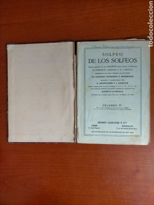 Libros antiguos: SOLFEO DE LOS SOLFEOS VOLUMEN III - Foto 2