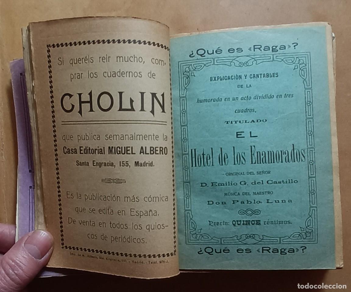 Libros antiguos: ARGUMENTOS Y CANTABLES (1908 &ndash; 1918) - Foto 17