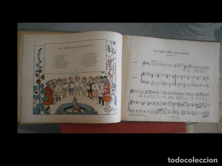 Libros antiguos: Cansons per la mainada. Apeles Mestres - Foto 4