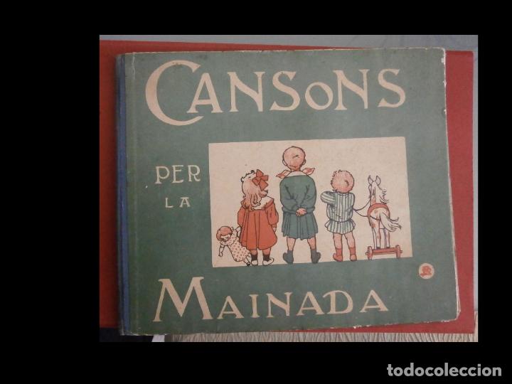 Libros antiguos: Cansons per la mainada. Apeles Mestres - Foto 1