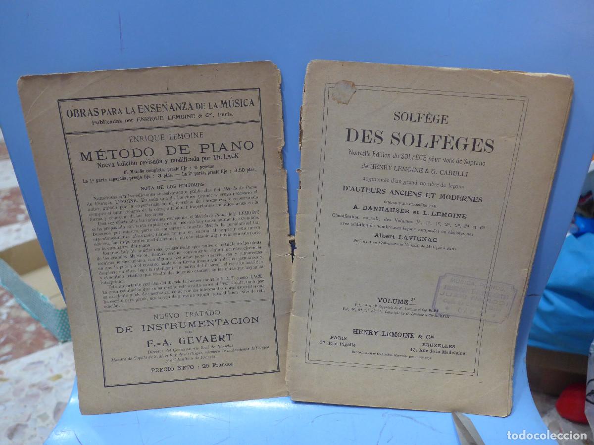 Libros antiguos: SOLFEO DE LOS SOLFEOS VOLUMEN 2A - Foto 3