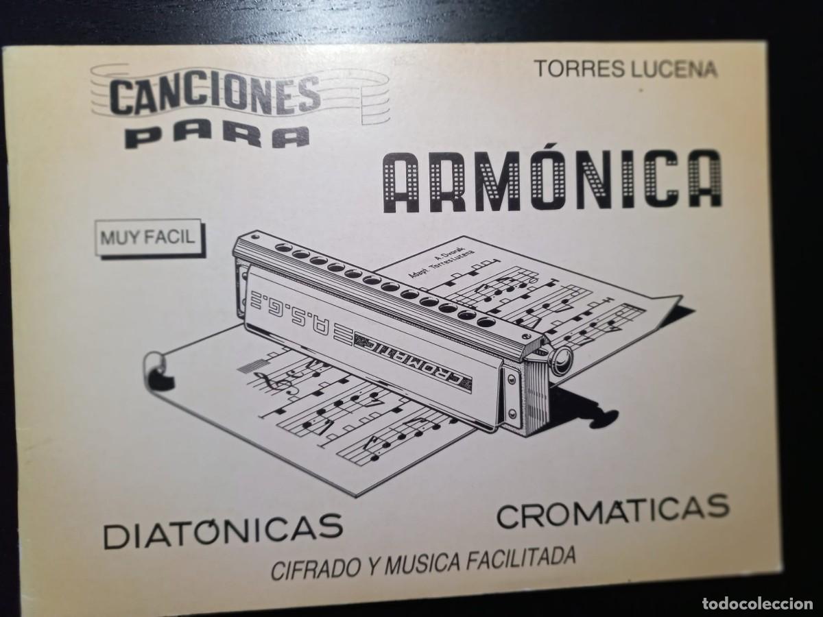 Libros antiguos: Librito para aprender a tocar la Arm&oacute;nica de Torres Lucena - Foto 1