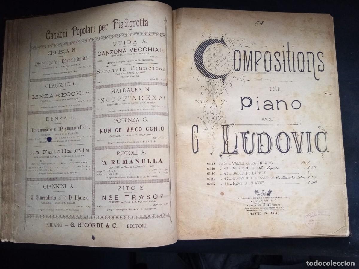 Libros antiguos: Libro de 44 partituras antiguo. - Foto 1