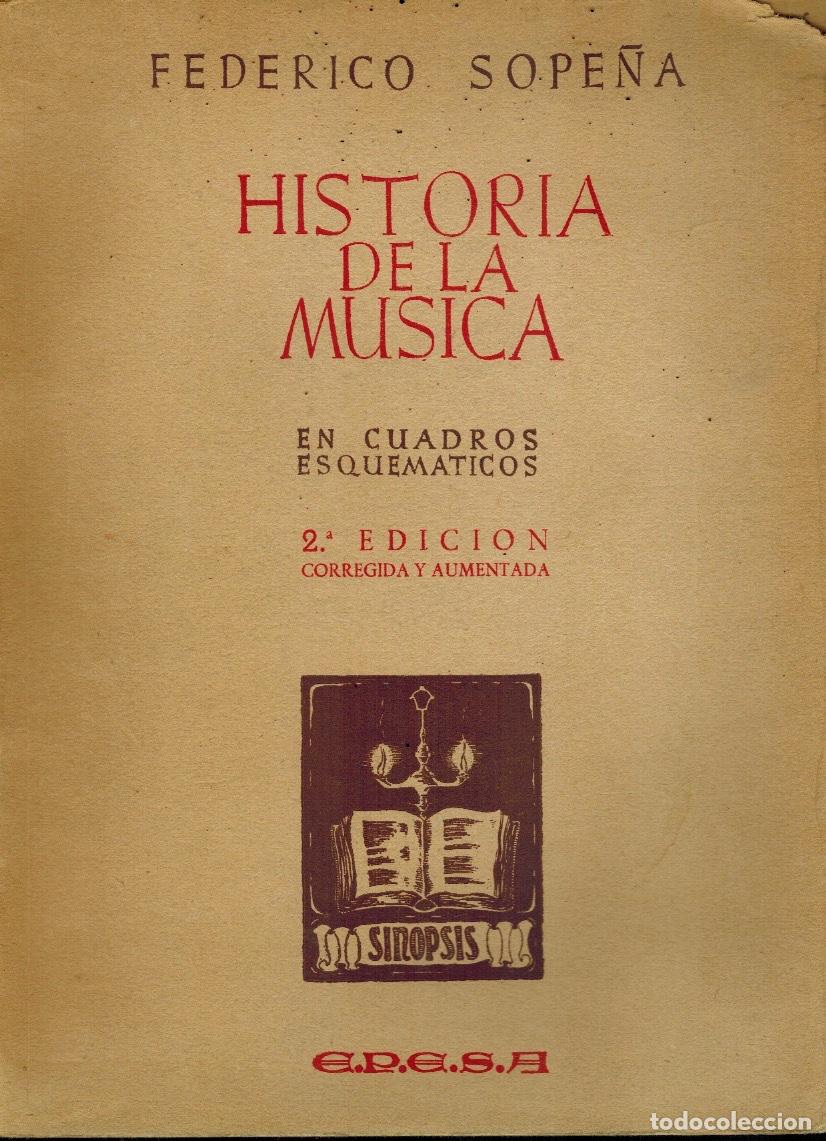 Libros antiguos: HISTORIA DE LA M&Uacute;SICA - Foto 1