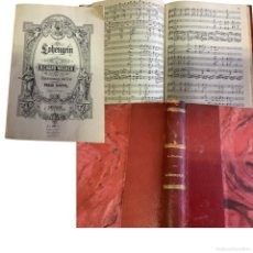 Libros antiguos: ELEGANTE LIBRO DE PARTITURAS DE RICHARD WAGNER DE 28 CM. SIGLO XIX?