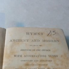Libros antiguos: HYMNS ANCIENT AND MODERN 1900 A454