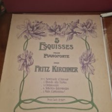 Libros antiguos: PARTITURA SCHERZO-INTERMEZZO. FRITZ KIRCHNER