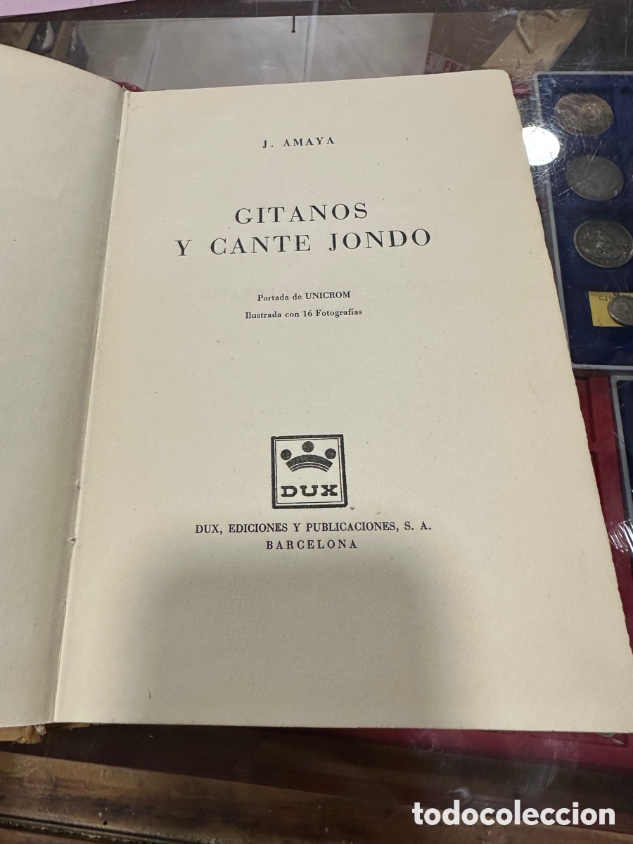 Libros antiguos: Antiguo libro gitanos y cante jondo - Foto 3