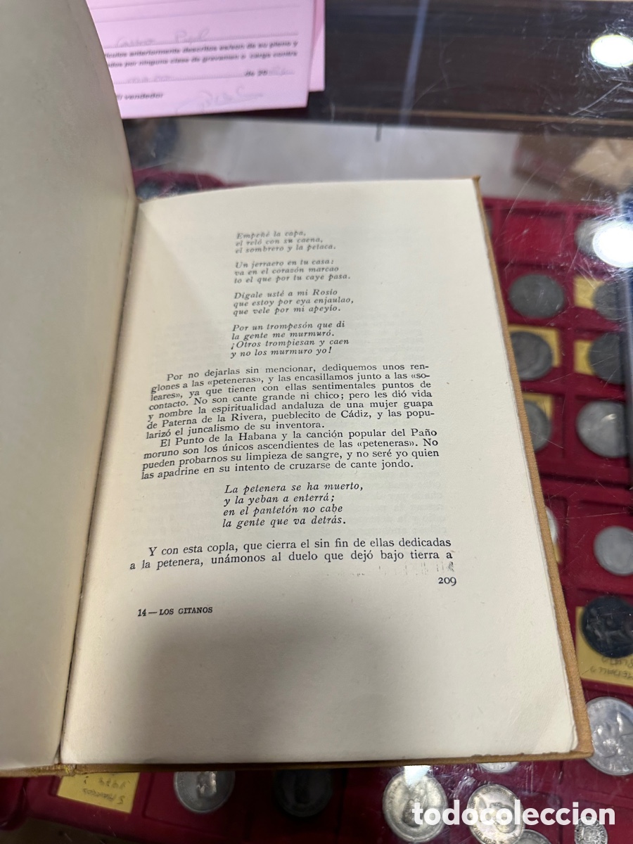 Libros antiguos: Antiguo libro gitanos y cante jondo - Foto 14
