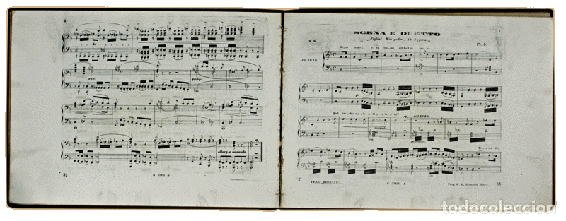 Libros antiguos: VERDI. (Giuseppe) - RIGOLETTO - Foto 3