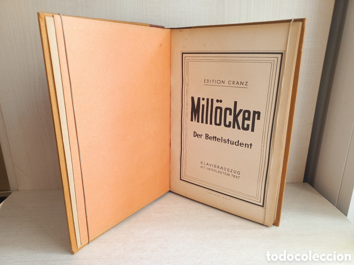 Libros antiguos: Der Bettelstudent. Carl Mill&ouml;cker. Cranz. - Foto 6