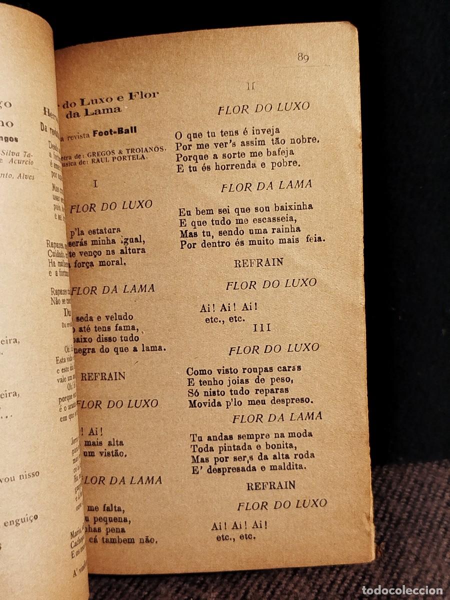 Libros antiguos: Fados e can&ccedil;oes. Letras de canciones. - Foto 20