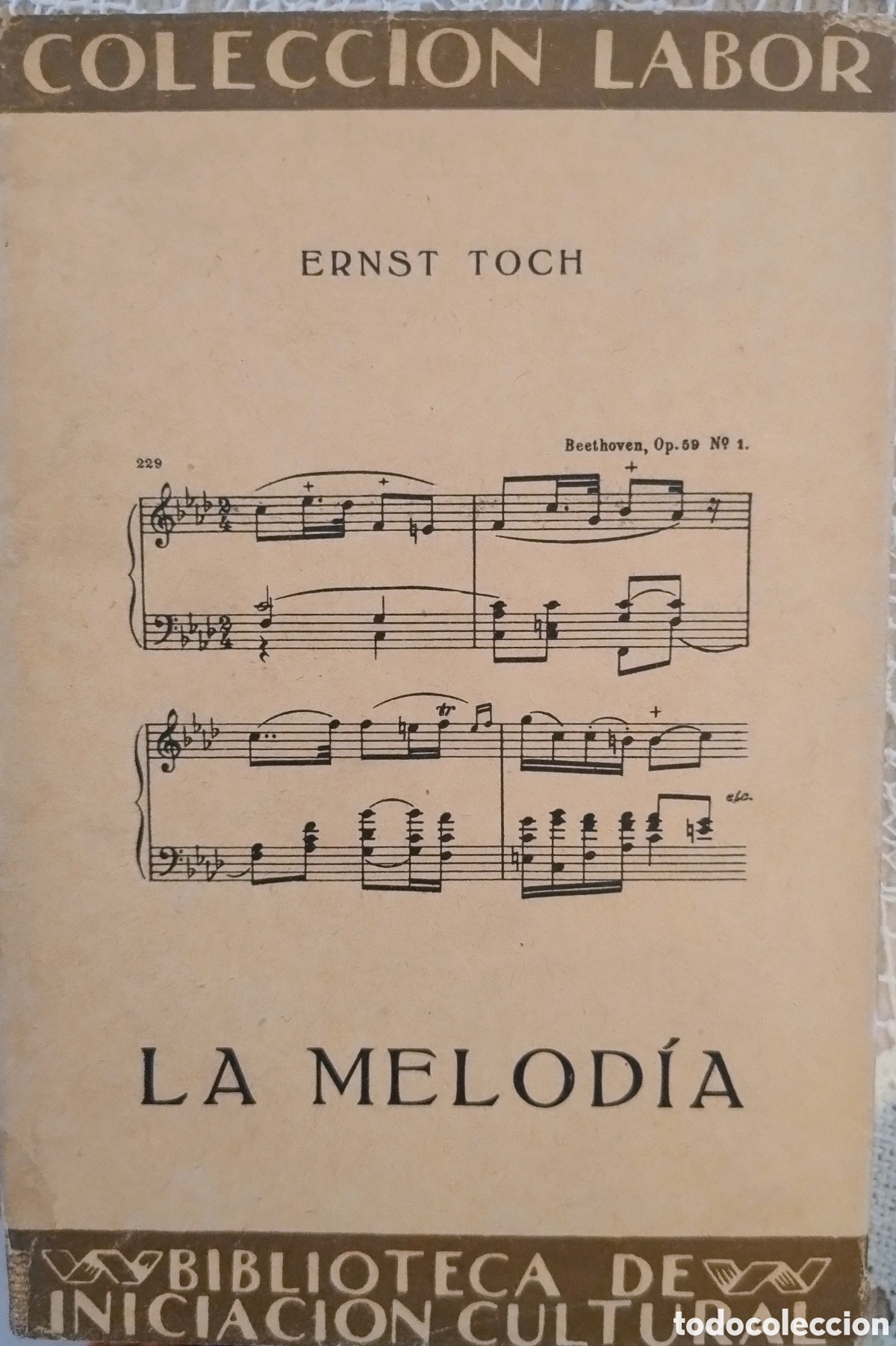 Libros antiguos: LA MELODIA. ERNST TORCH - Foto 1