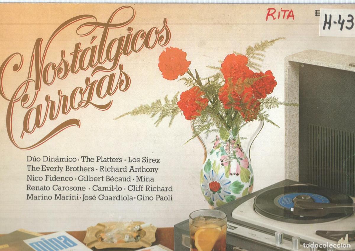 Libros antiguos: LP: Nostalgicos Carrozas. Duo Dinamico, The Platters, Los Sirex, Gino Paoli, Mina Renato Carosone, e