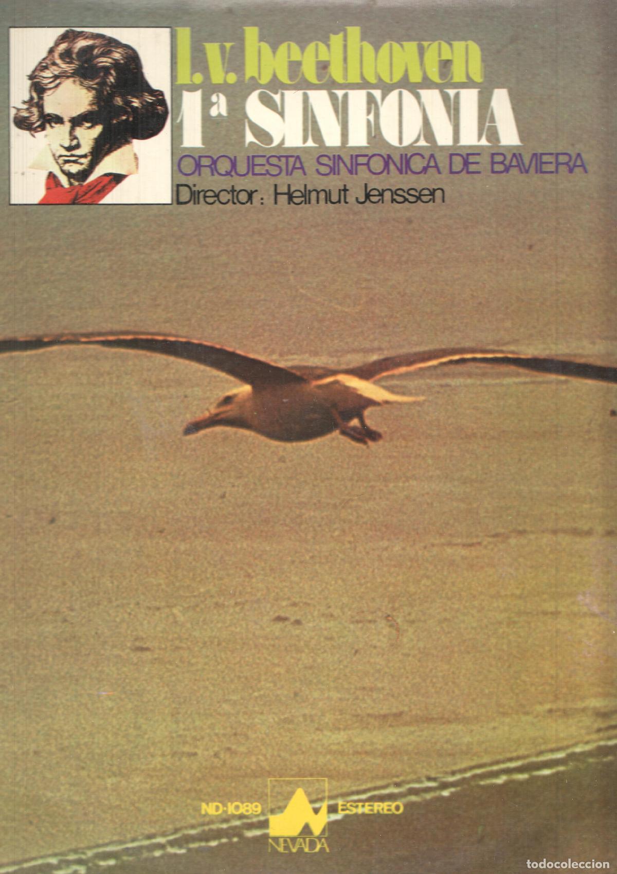 Libri antichi: LP: Beethoven 1a sinfonia, Orquesta Sinfonica de Babiera, director Helmut Jenssen.
