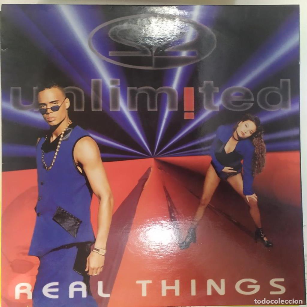 Libros antiguos: Vinilo-LP: Unlimited - Real Things - Unlimited